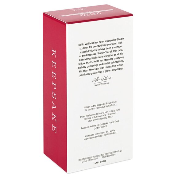 New! Nellco Eggnog Machine Hallmark Keepsake Christmas Ornament 2023 Vending - Picture 2 of 5